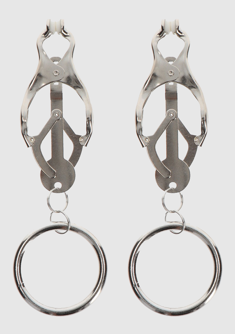 Taboom Nipple Play Butterfly Clamps With Ring Taboom Eu